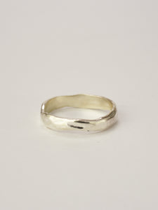 Bold wedding band for him - Silver 925