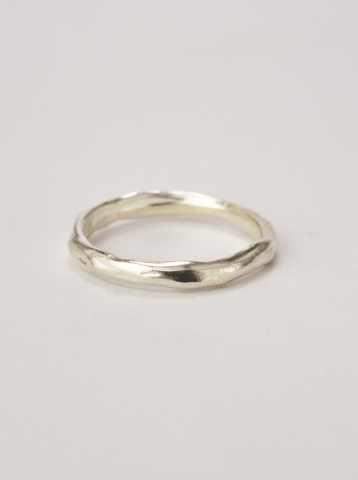 Fine wedding band for him - Silver 925