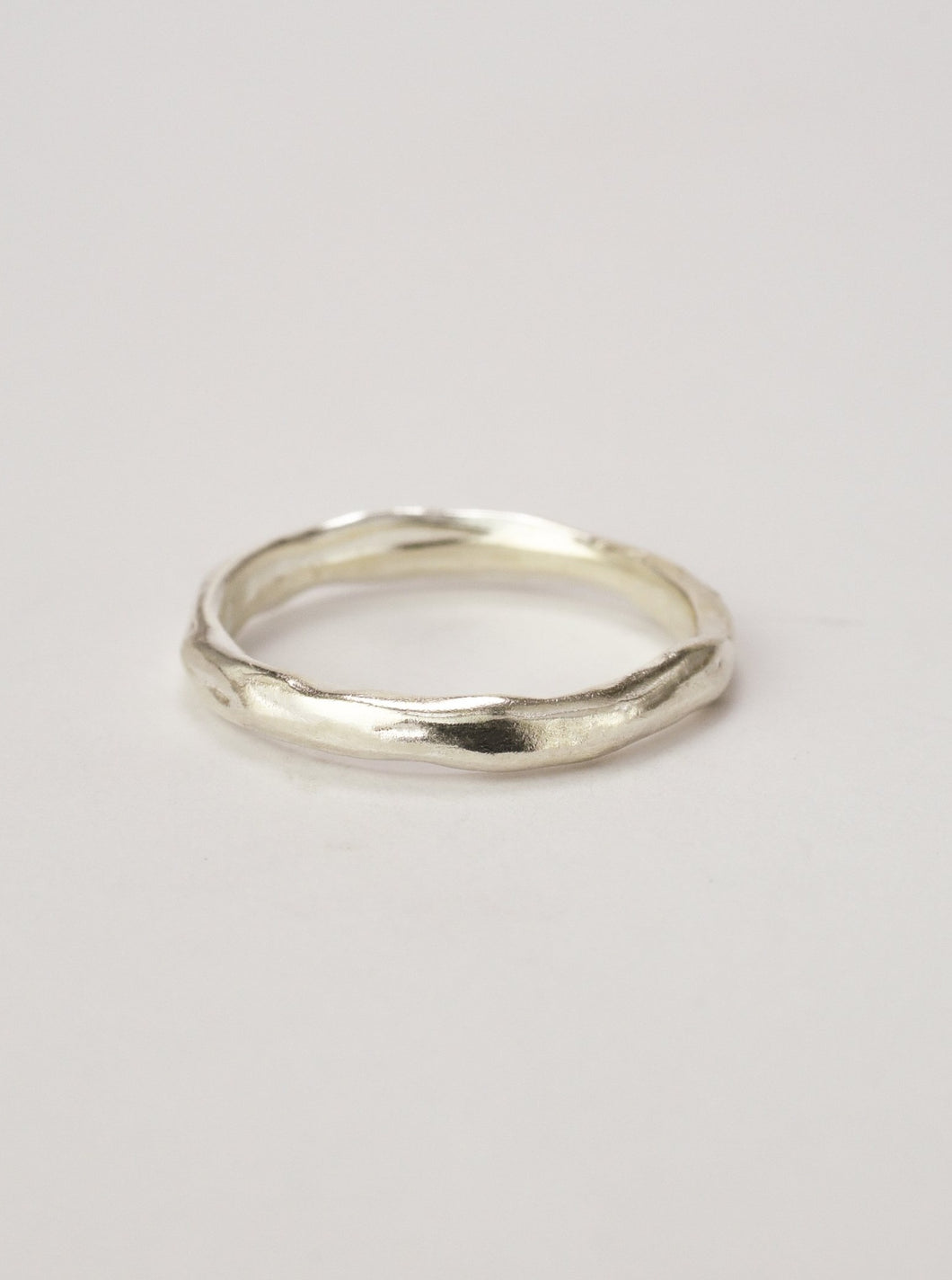 Fine wedding band for him - Silver 925