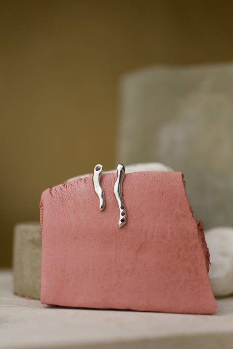 Flowing Earrings - Silver 925
