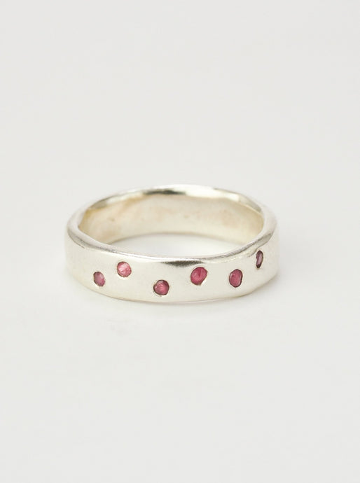 Nadia Ring - rubies - Silver 925