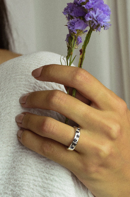 Nadia Ring - Sapphires - Silver 925